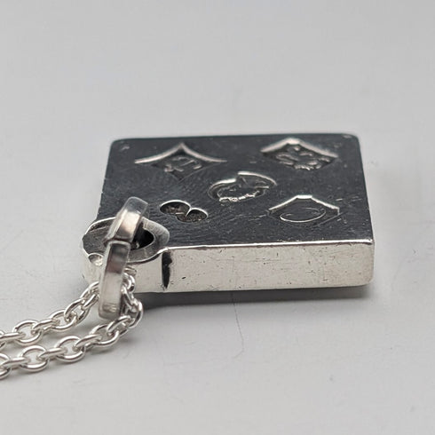 1977 年英國純銀禧年錠吊墜,19.7 克,配純銀項鍊,RX